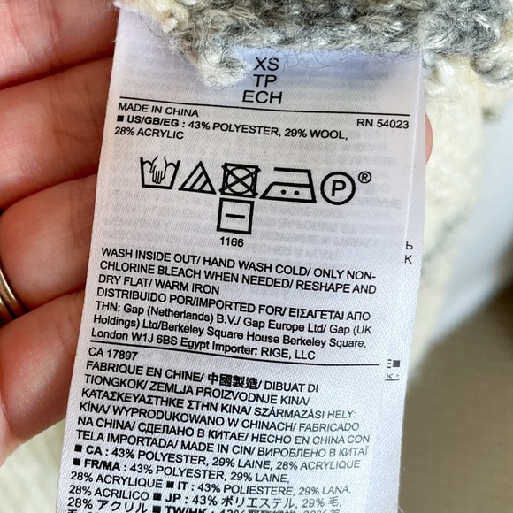 Stripe Sweater with Contrast Empire Waist Knit - Picture 4 of 4